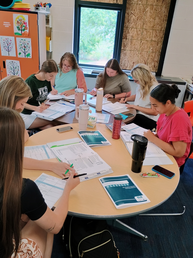 Teachers engaged in planning for full implementation of Number Corner in their classrooms.