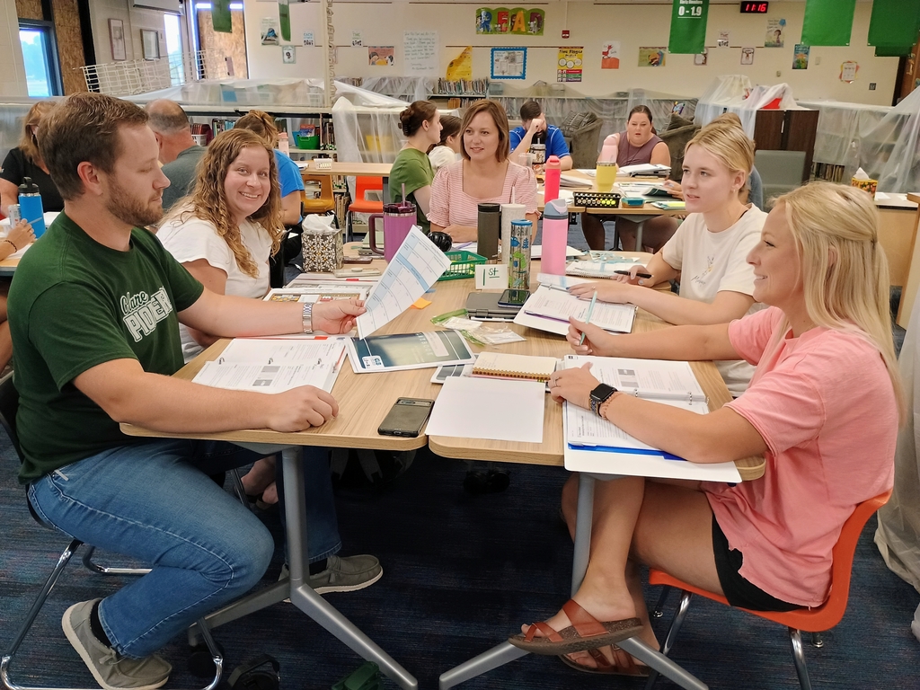 Teachers engaged in planning for full implementation of Number Corner in their classrooms.
