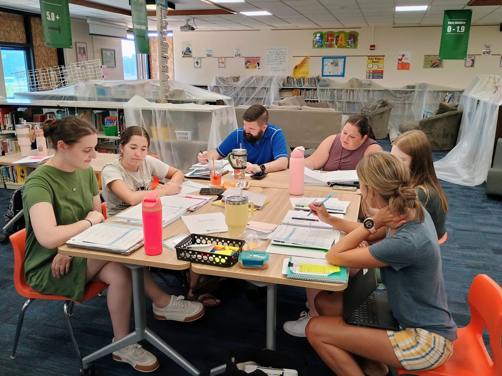 Teachers engaged in planning for full implementation of Number Corner in their classrooms.