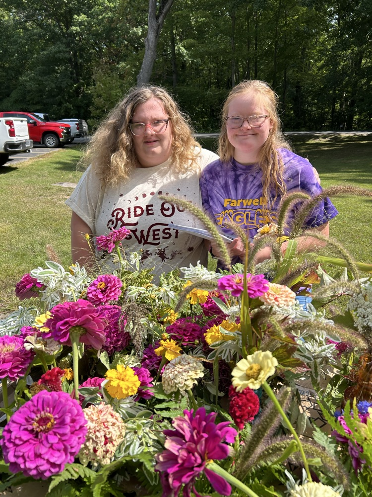 arranging fresh cut flowers