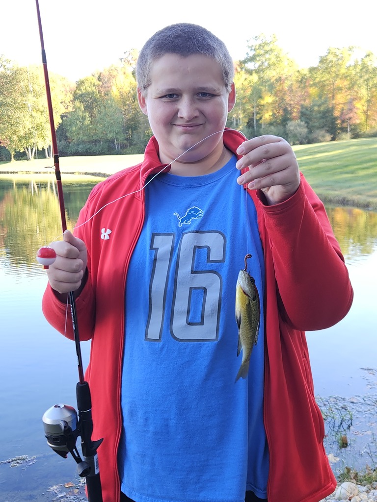 Gladwin SPARKS student fishing success (even though it is small)!