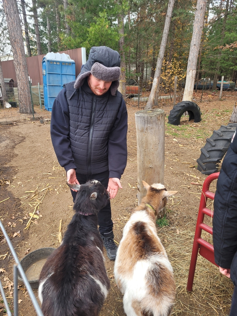 Time with the goats.