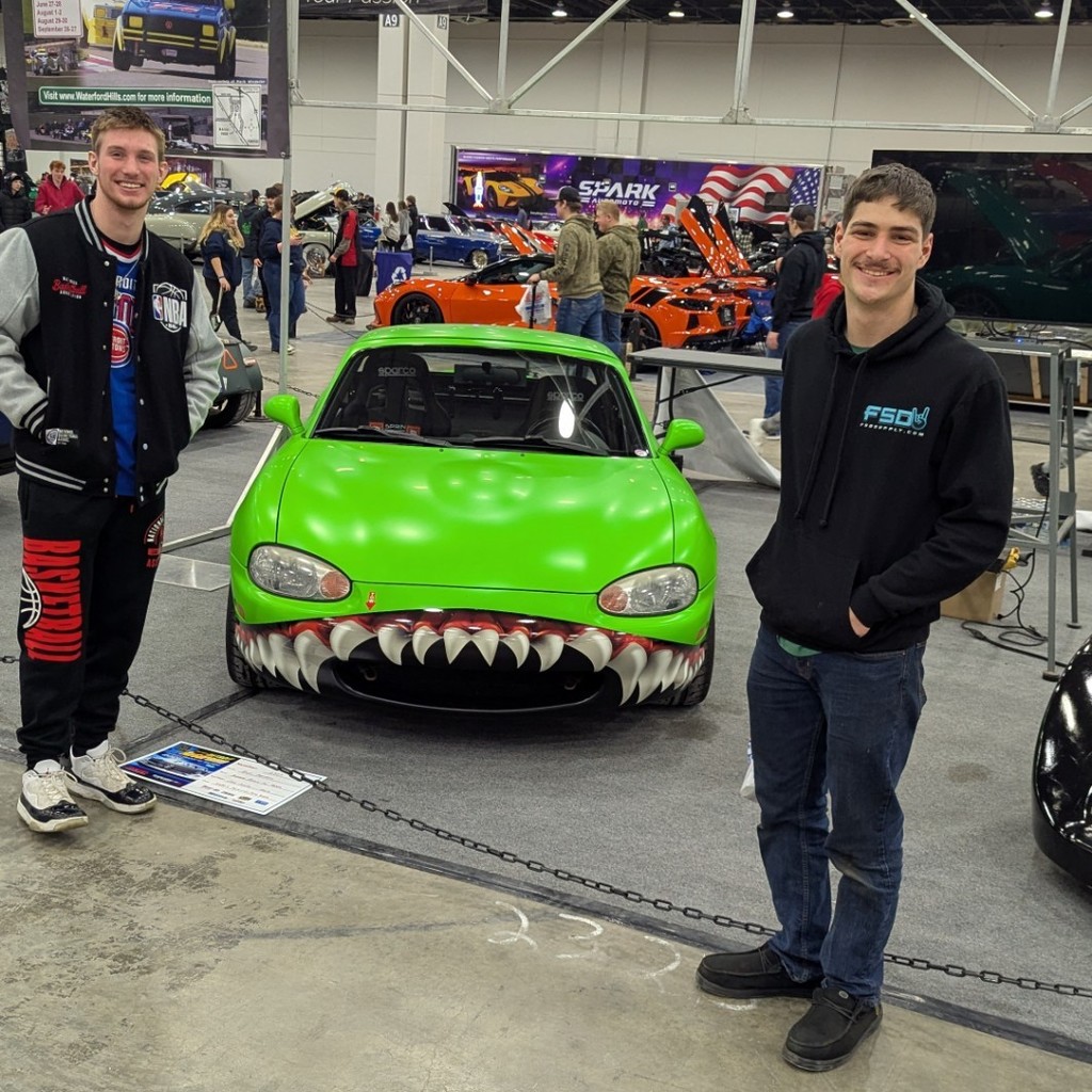 Students from the AM CTE auto program enjoy Autorama