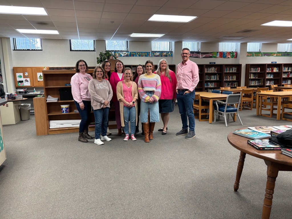 Gladwin Junior High staff wore pink for Pink Shirt Day to support kindness and stand against bullying.