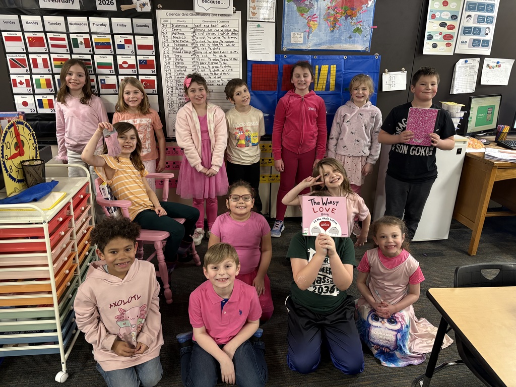 Clare Primary School students wore pink for Pink Shirt Day to support kindness and stand against bullying.