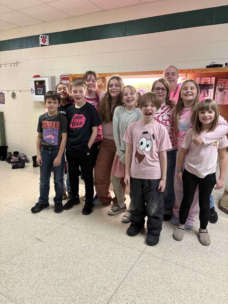 Clare Primary School students wore pink for Pink Shirt Day to support kindness and stand against bullying.
