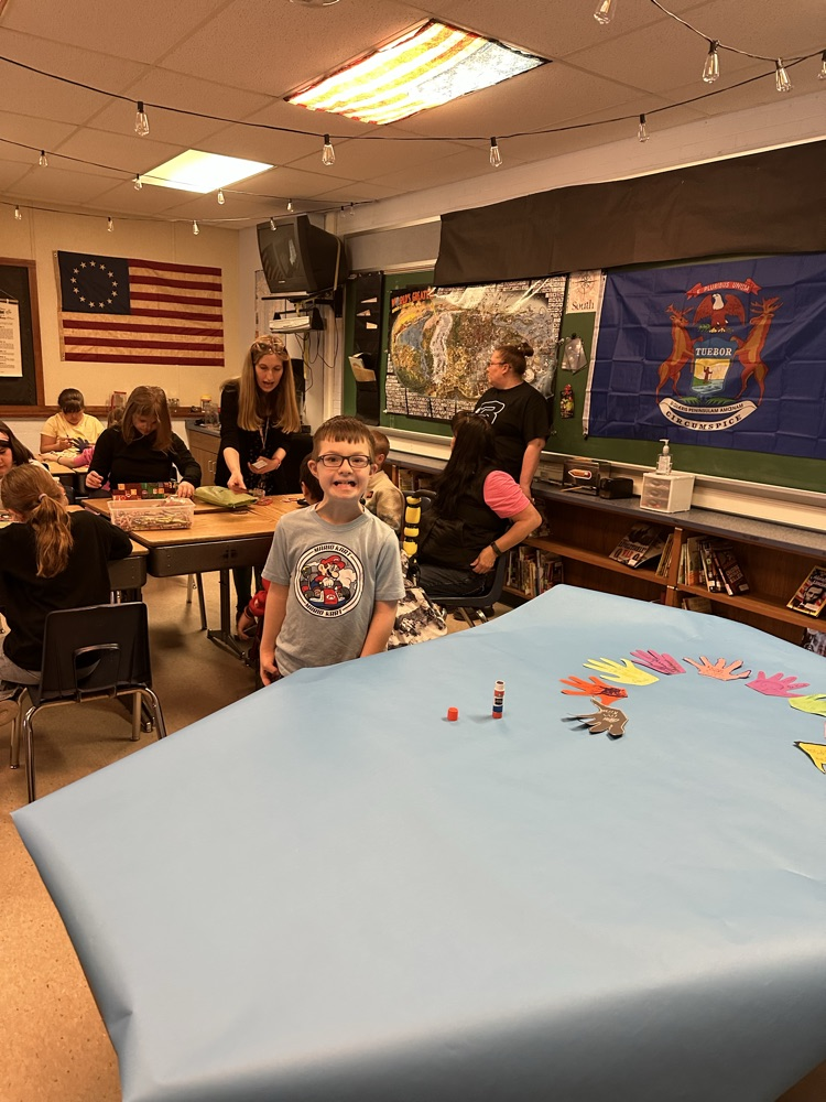 Helping to build our acceptance poster