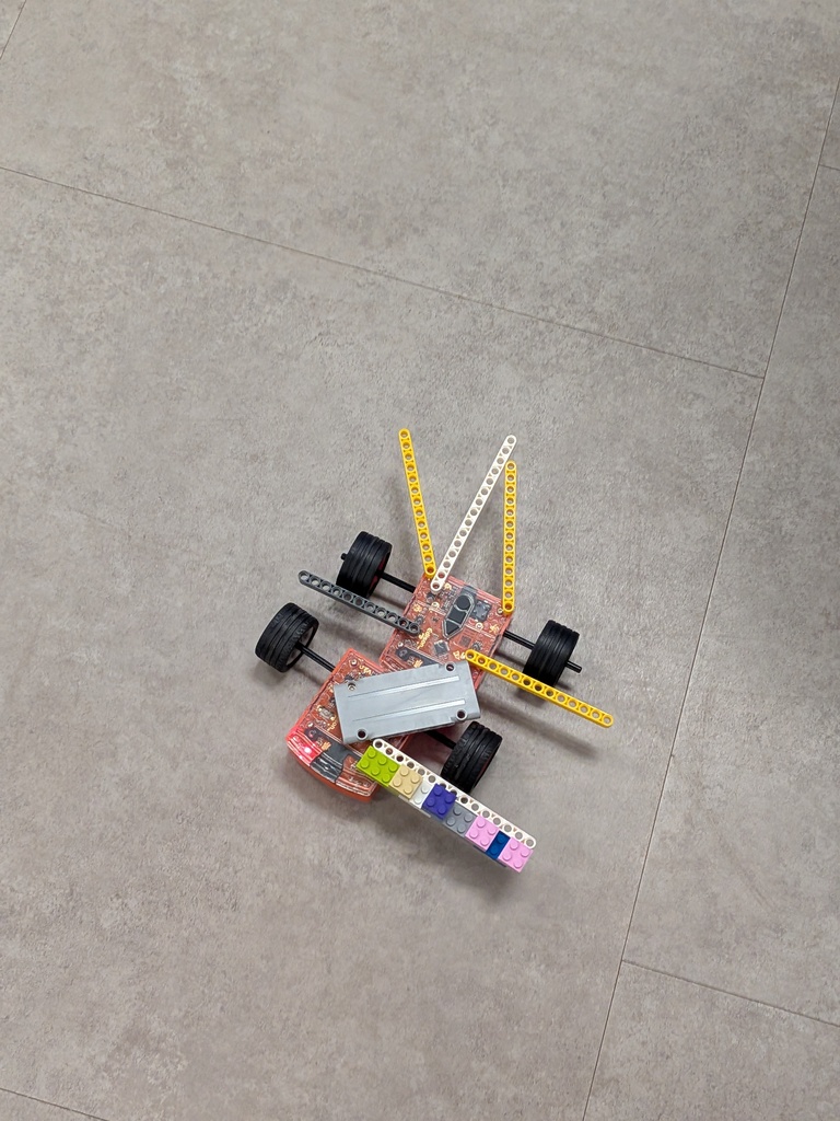 two robots stuck together