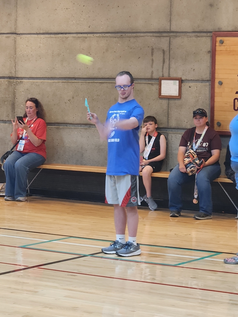 Kevin doing great with his tennis ball throw.