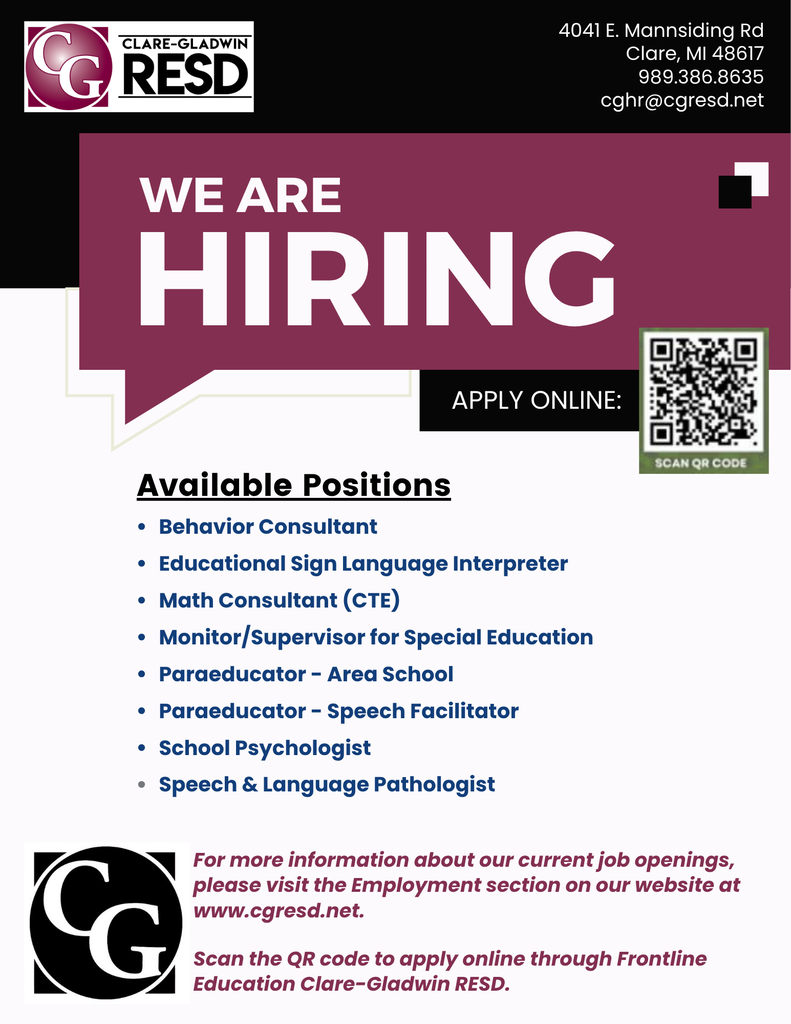Open positions