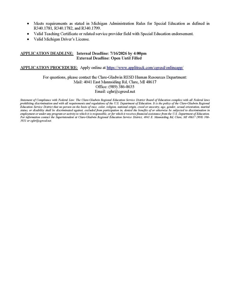 Job Posting 1