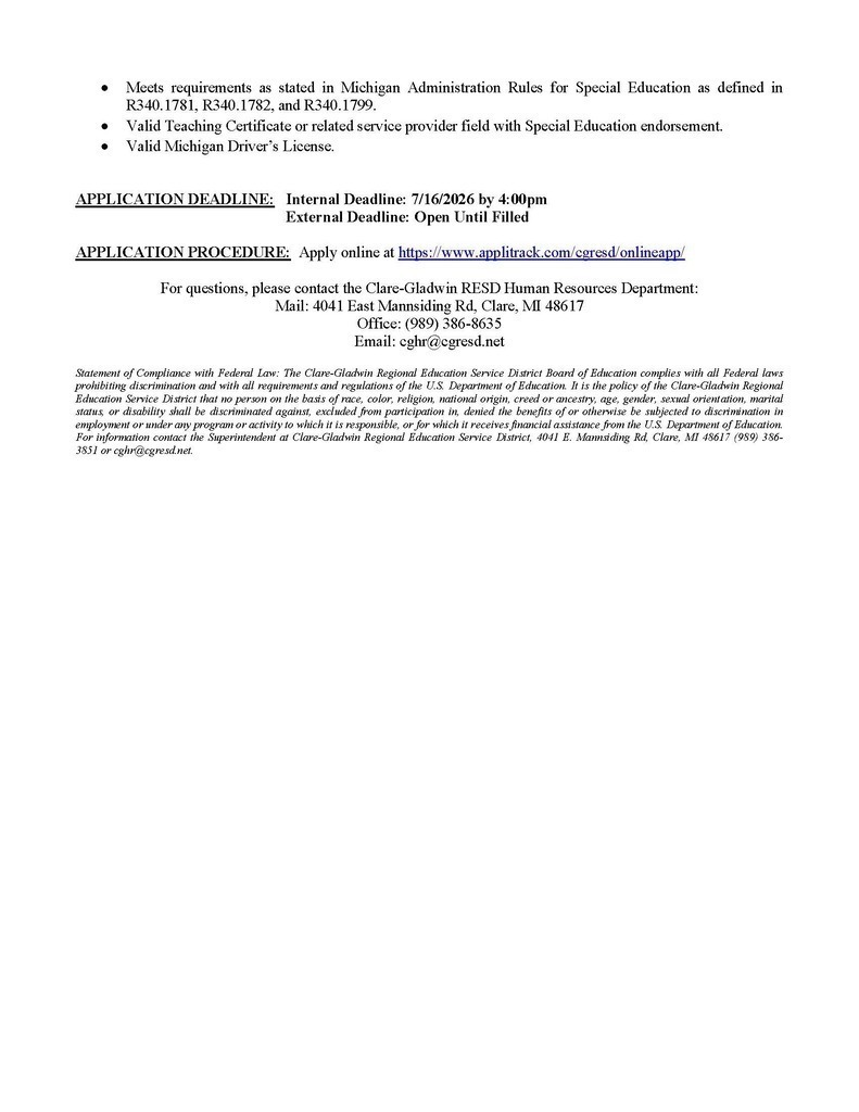 Job Posting 1