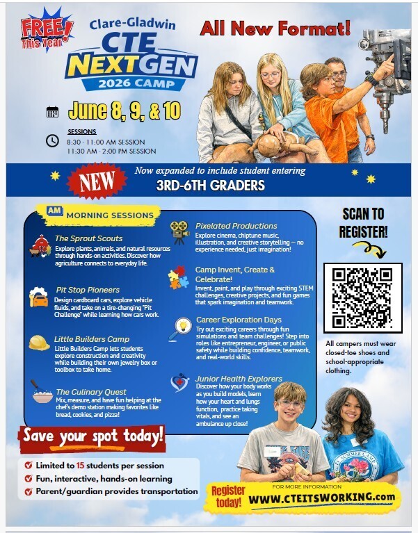 Next Gen Summer Camp Flyer