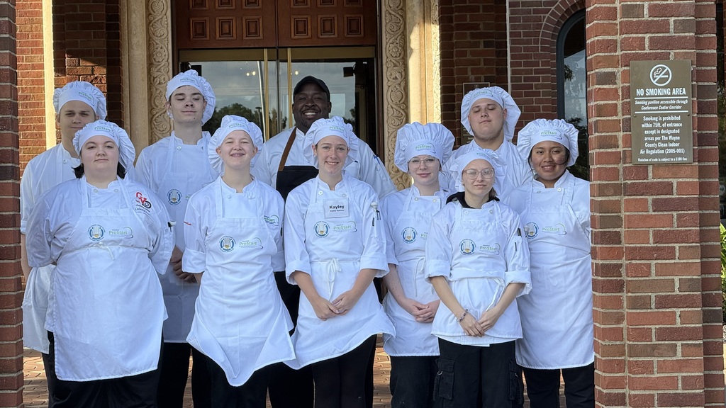 Student at Pro Start Summer Camp learning  from culinary professionals
