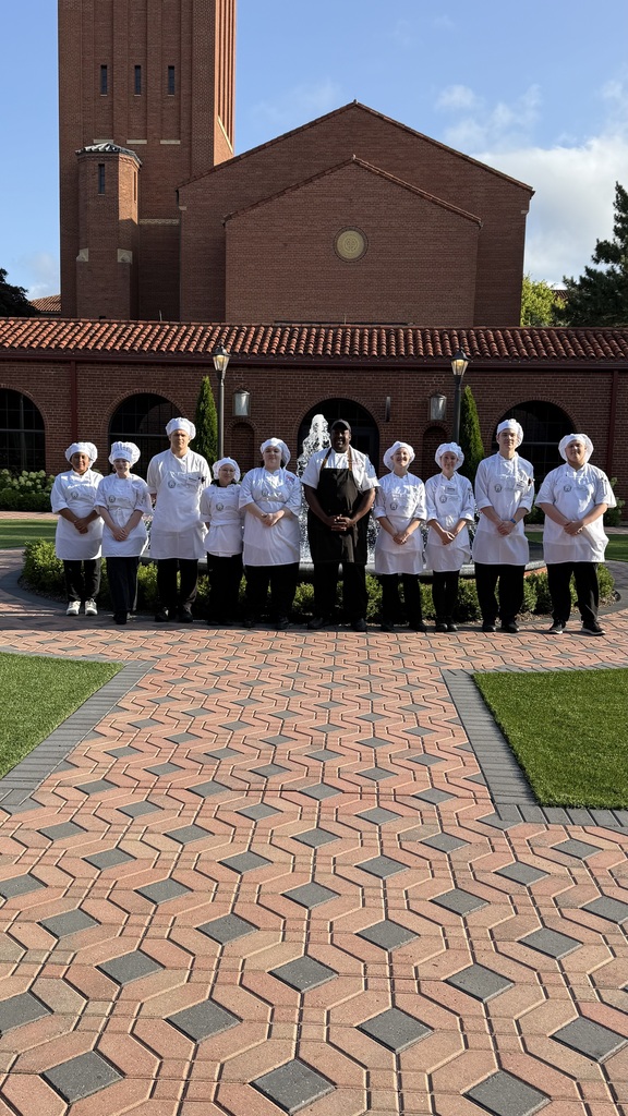 Students pose for photos at the ProStart Summer Camp.