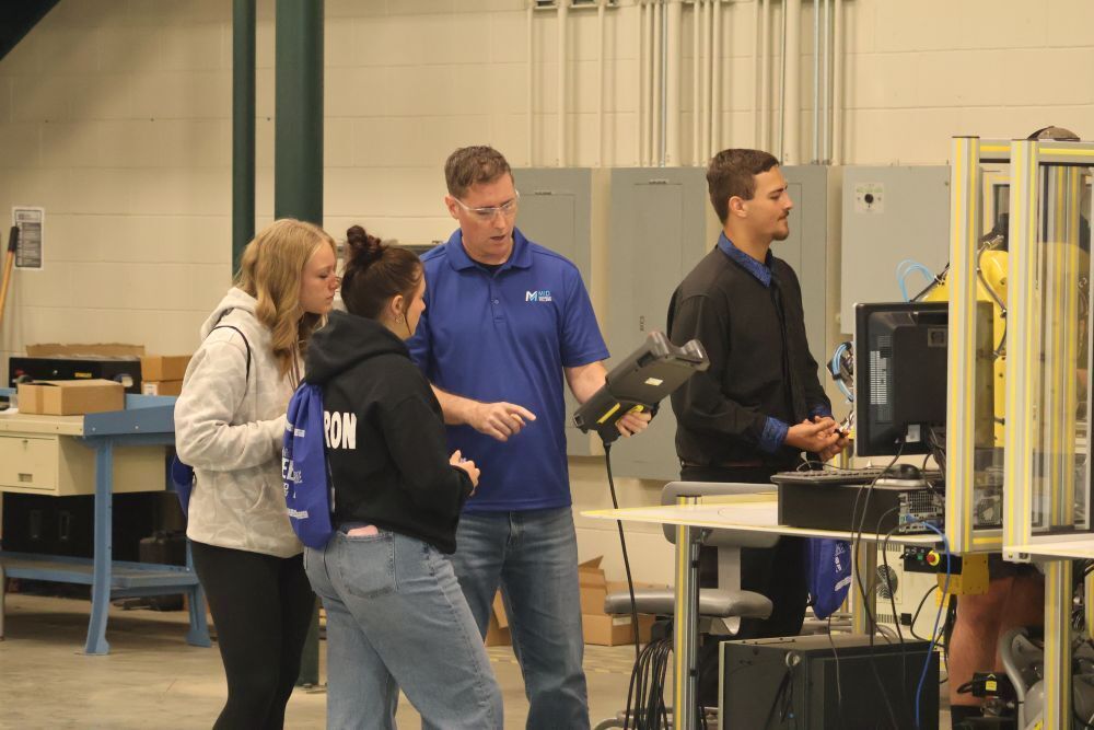Robotic equipment demonstration.