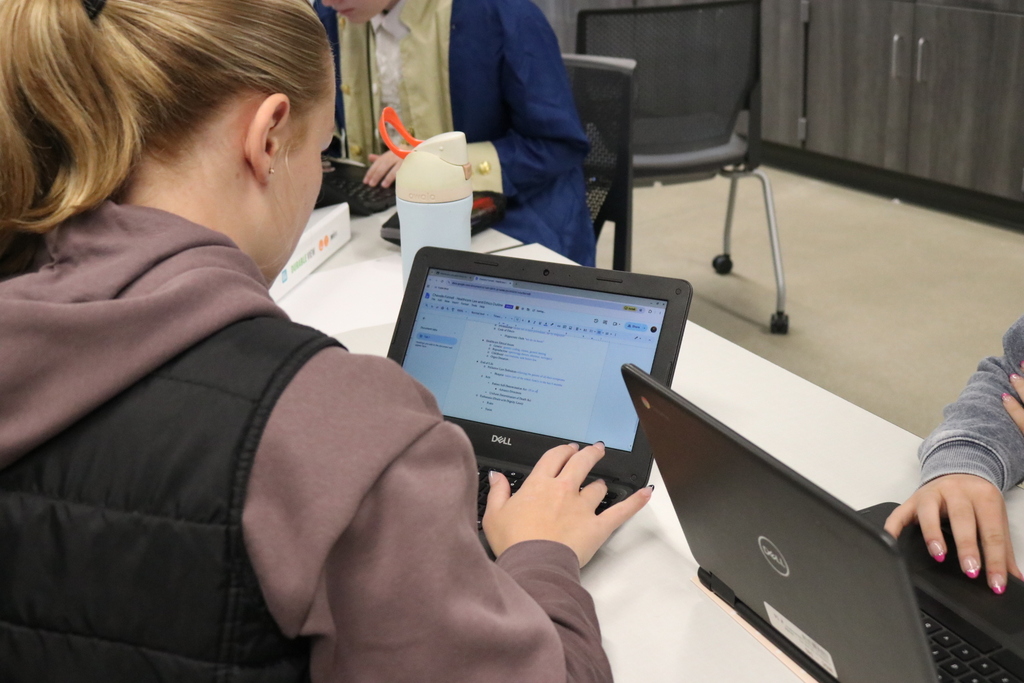 Student work through Health certifications.