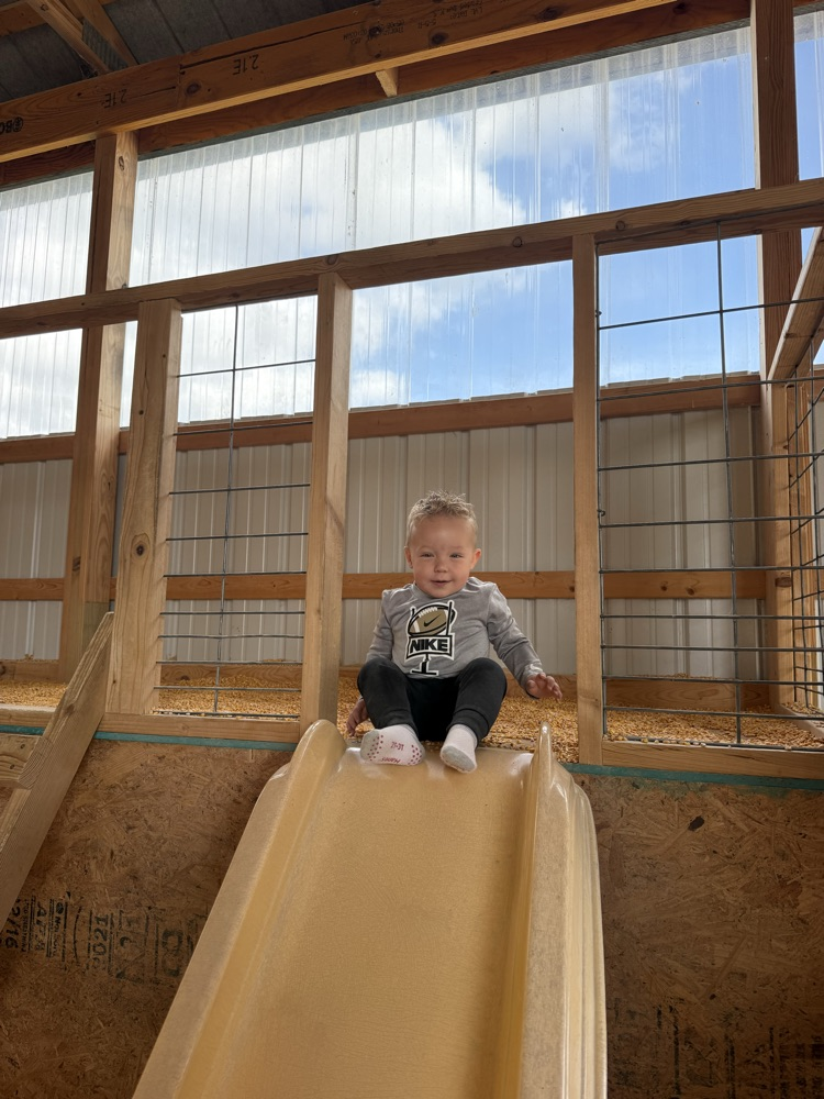 playing on slide
