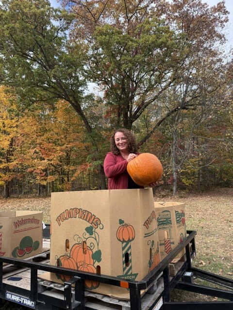 CGRESD Staff picking out pumpkins