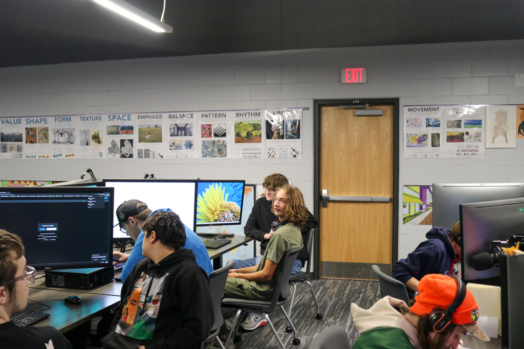 10th graders learning about Coding and Gaming