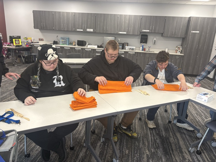 Learning how to roll silverware!