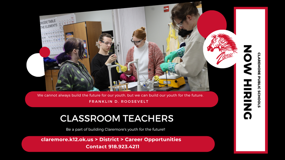 teacher working with students