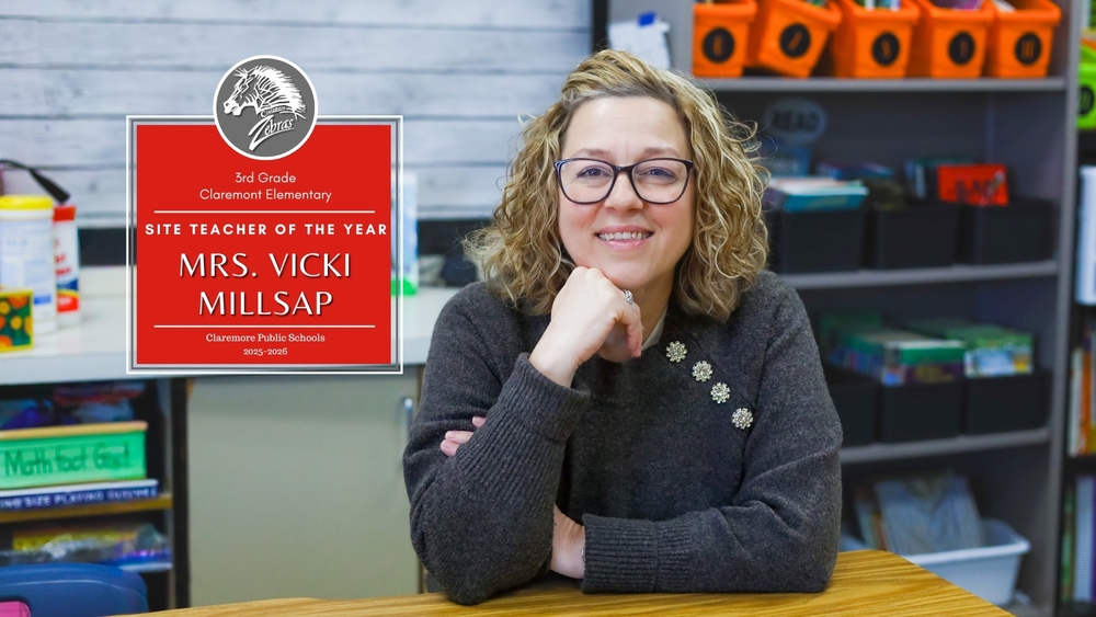 Mrs. Millsap Teacher of the year graphic