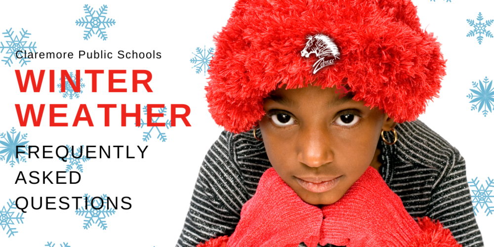 girl with zebra logo on stocking cap