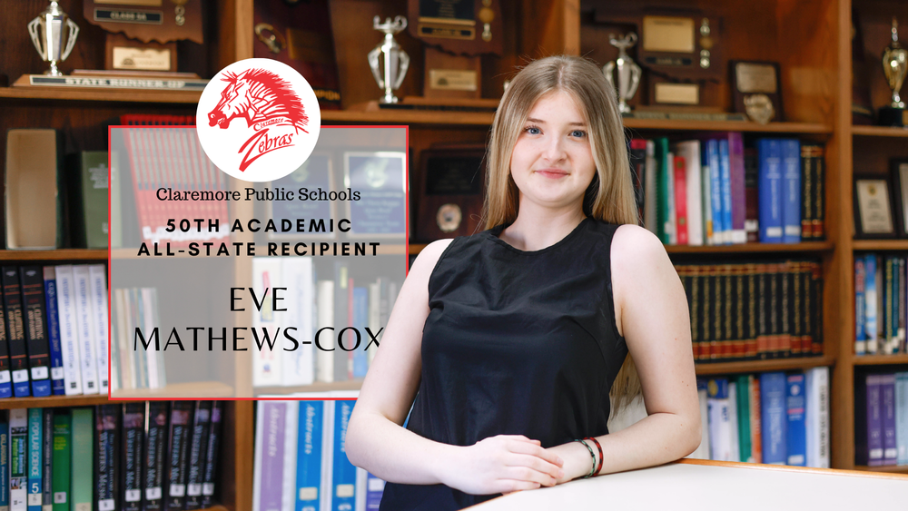 eve mathews-cox 50th all state recipient