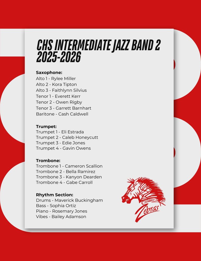 CHS Jazz Band List (2)