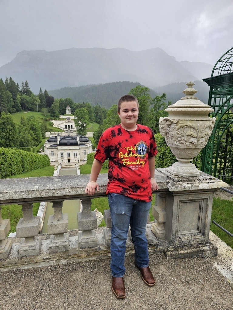 Class of 2025 graduate poses in various places all over Europe