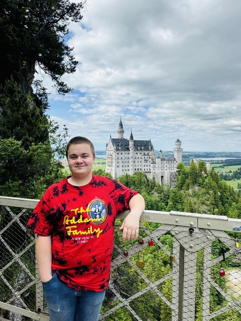 Class of 2025 graduate poses in various places all over Europe