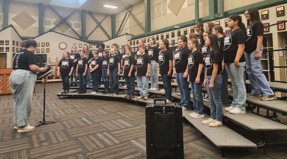 Junior High students at the Heartland Music Festival.