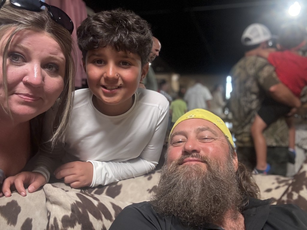 zebras at the duck commander in louisianna meeting willie robertson