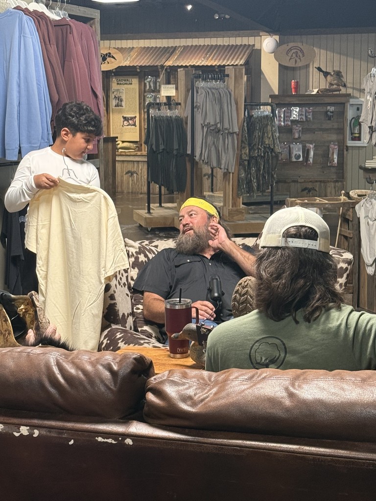 zebras at the duck commander in louisianna meeting willie robertson