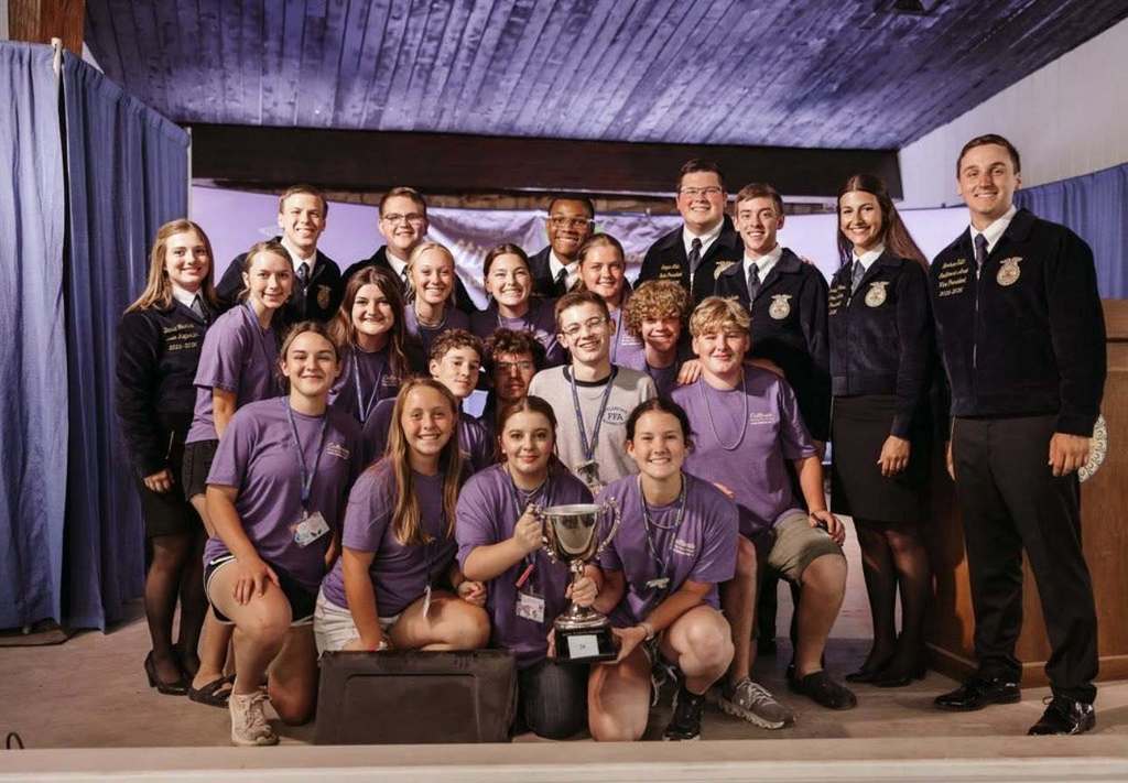 students at an FFA confernce