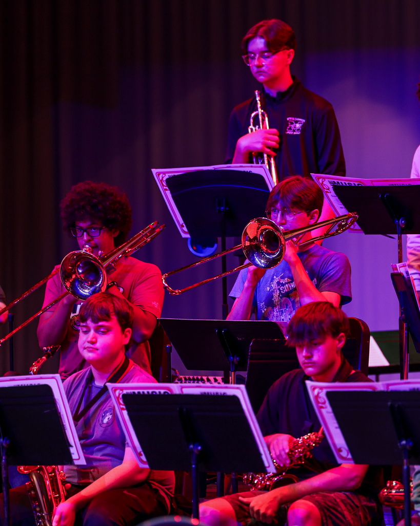 Students playing trumpet at Jazz Summit