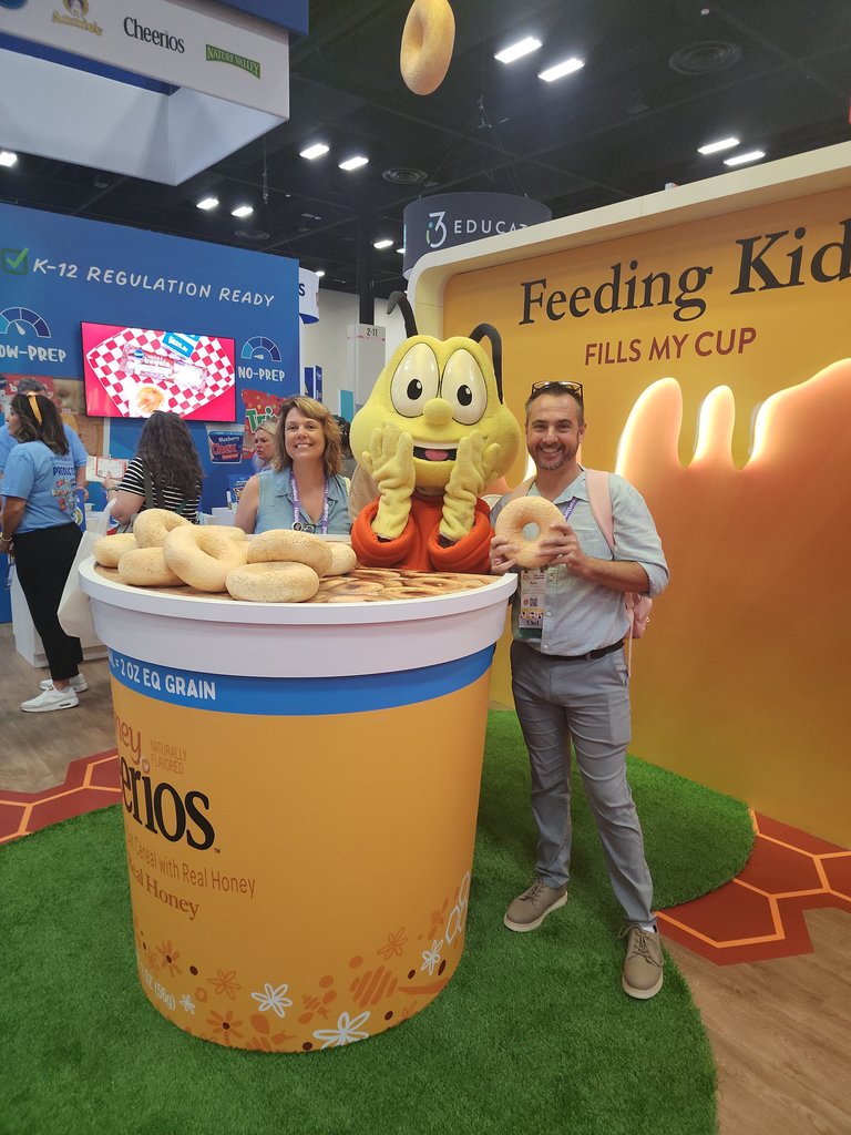 Ryan and Brandy at the Child Nutrition Conference