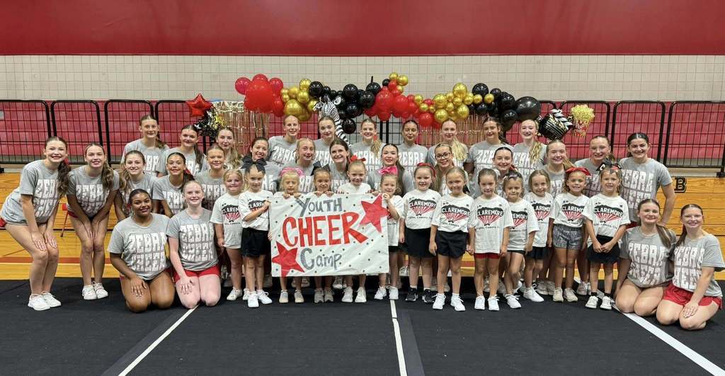 zebra cheerleaders
