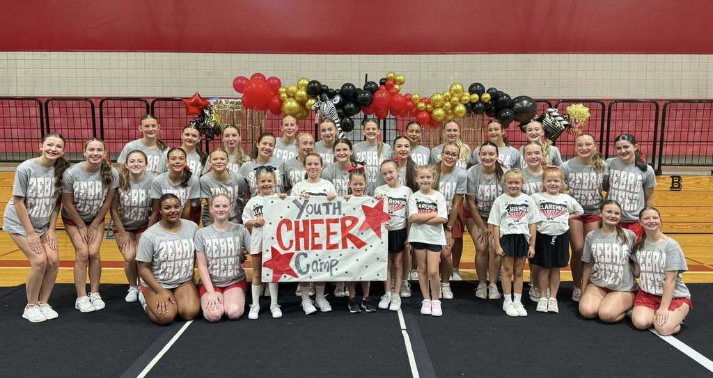 zebra cheerleaders