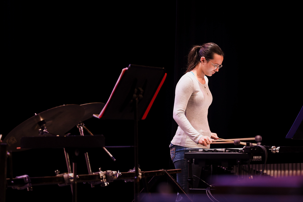 Students at Percussion Camp