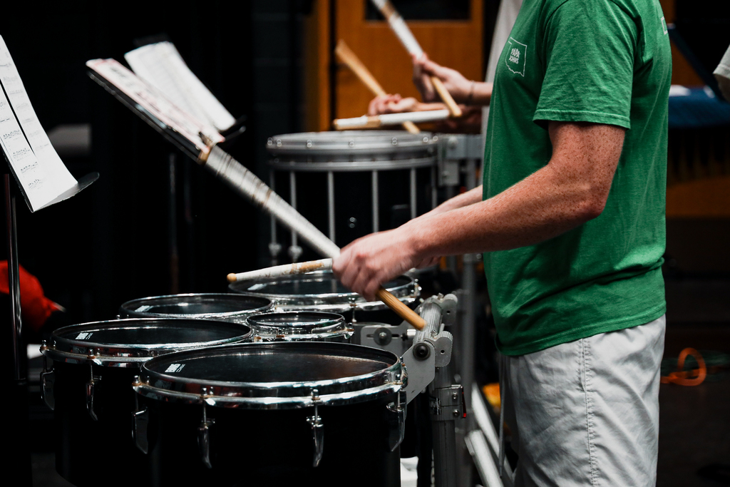 Students at Percussion Camp