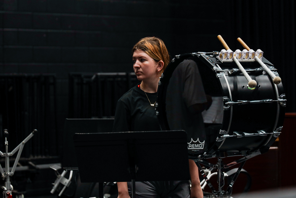 Students at Percussion Camp