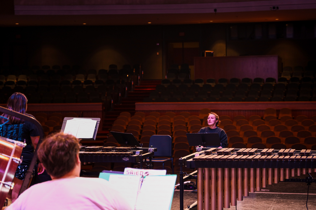 Students at Percussion Camp