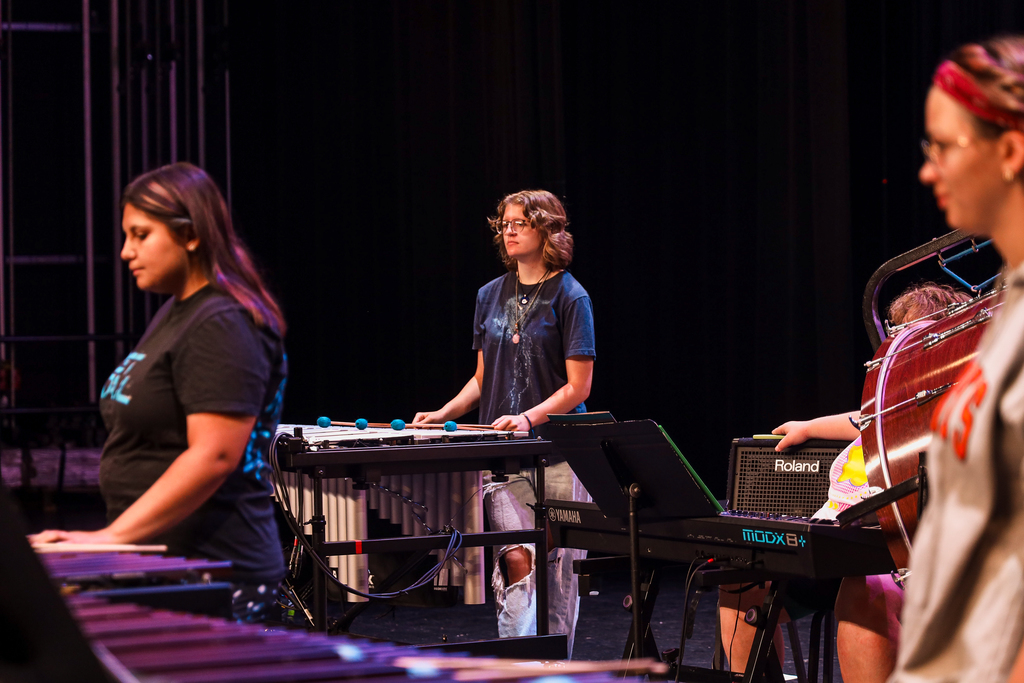 Students at Percussion Camp