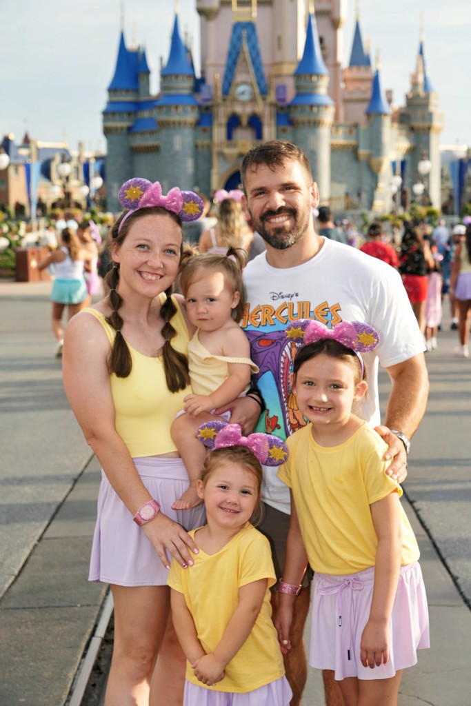 burke family at disneyland