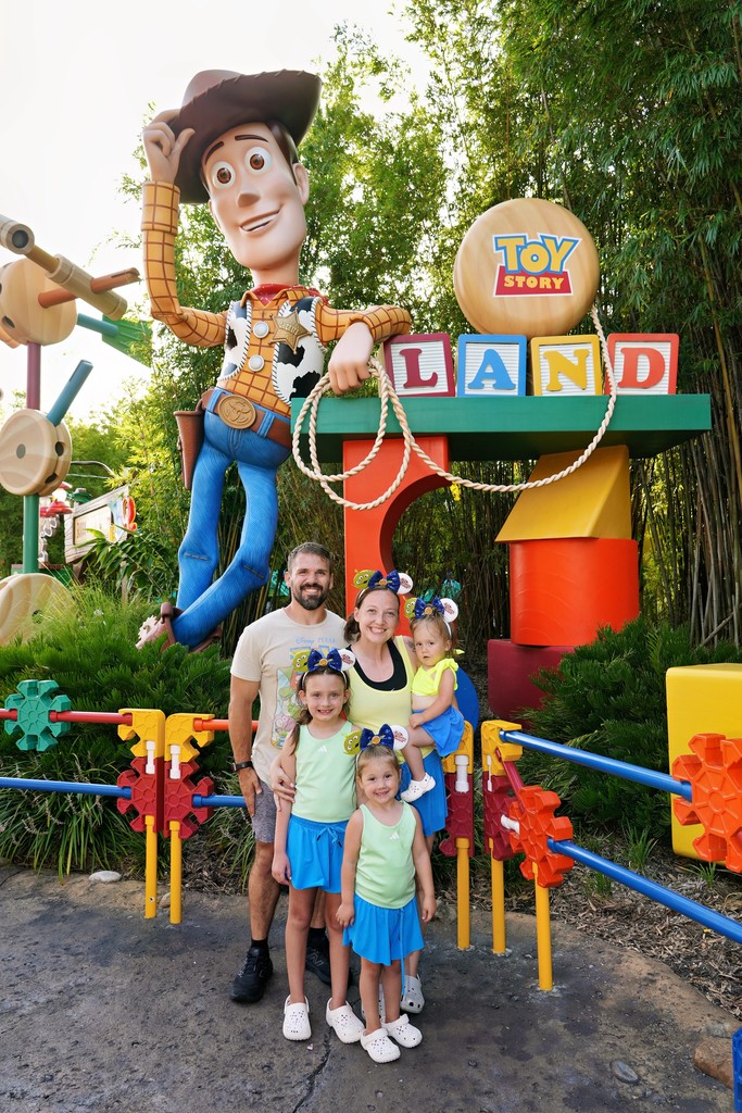 burke family at disneyland