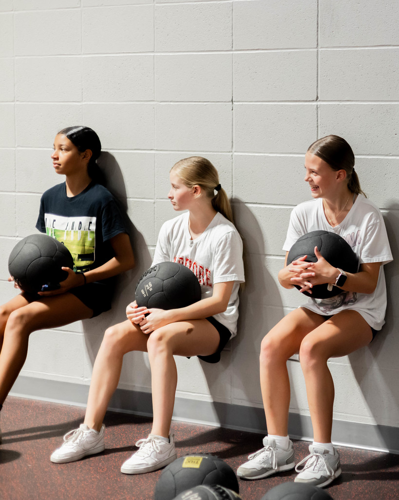 Students training at summer pride