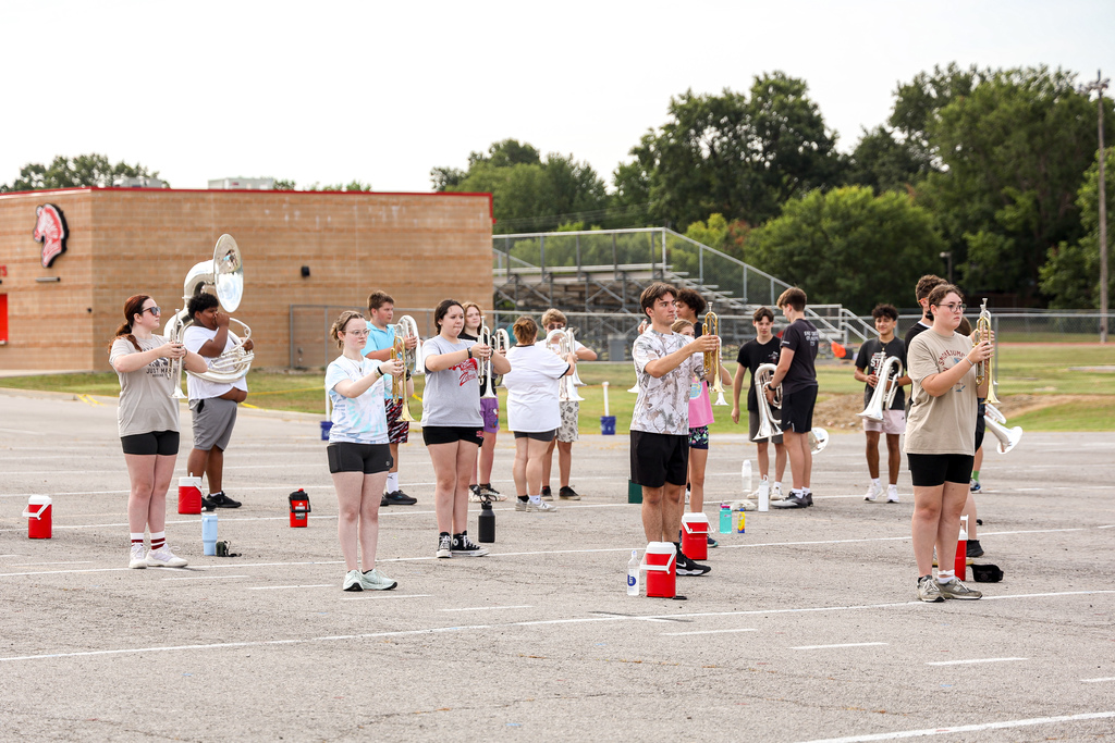 Band Camp outside practice