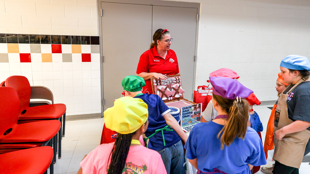 Janna at Junior Chef Competition.